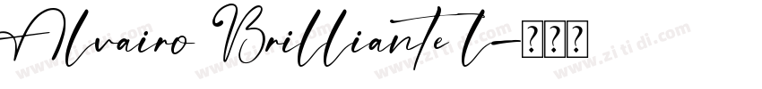 Alvairo Brilliante l字体转换